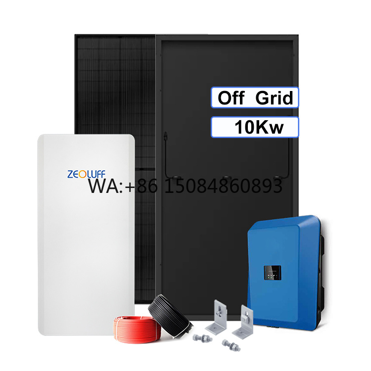 Off Grid Solar Kit - Chińskie zestawy turbin wiatrowych 5kW, system
