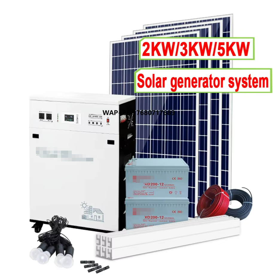 Off Grid Solar Kit - Bezpośrednia sprzedaż fabryczna: Kompletny zestaw generatora