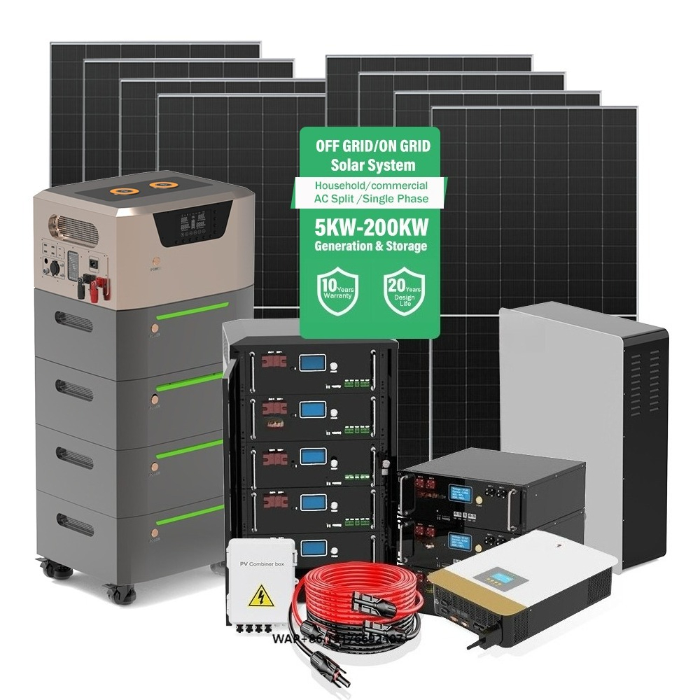 Off Grid Solar Kit - Kompletny zestaw solarny 5kW 10kW 110V