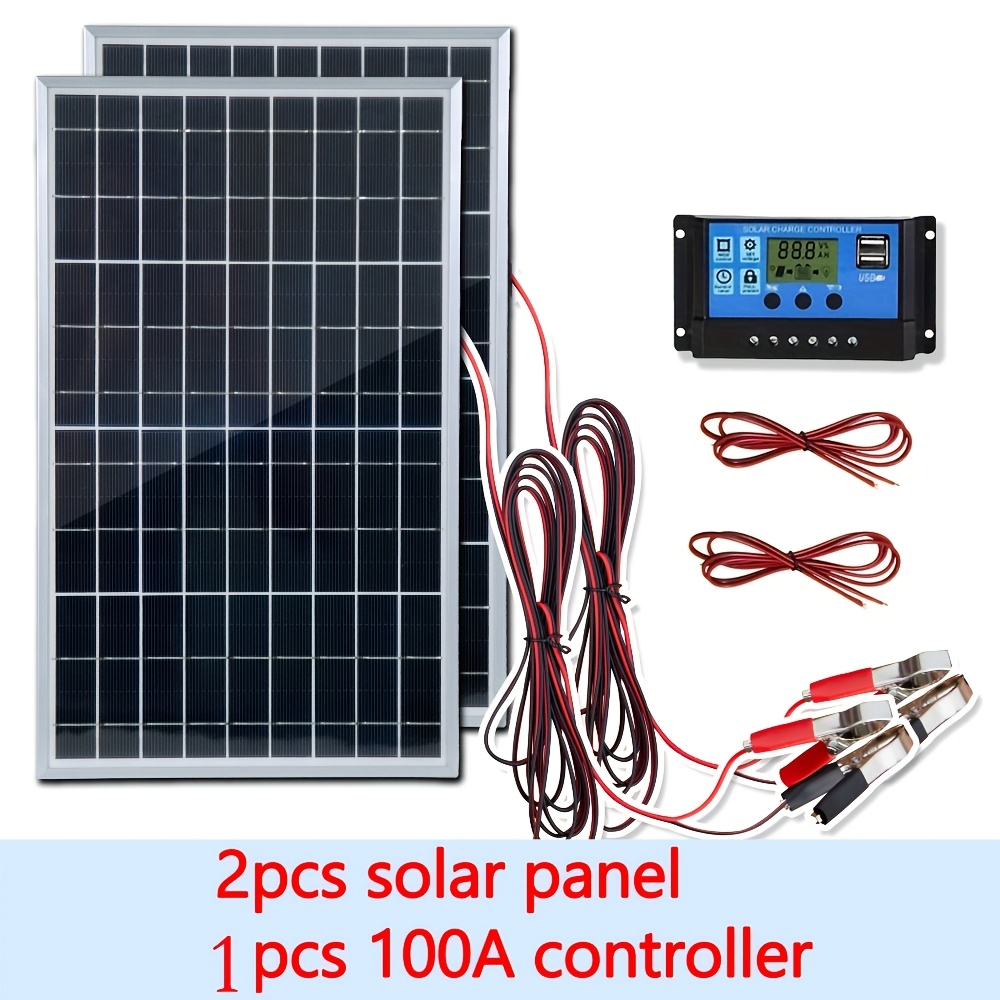 Off Grid Solar Kit - Zestaw paneli słonecznych 12V 1 szt./2