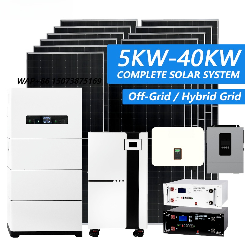 Off Grid Solar Kit - Kompletny zestaw solarny hybrydowy off-grid 20kW,