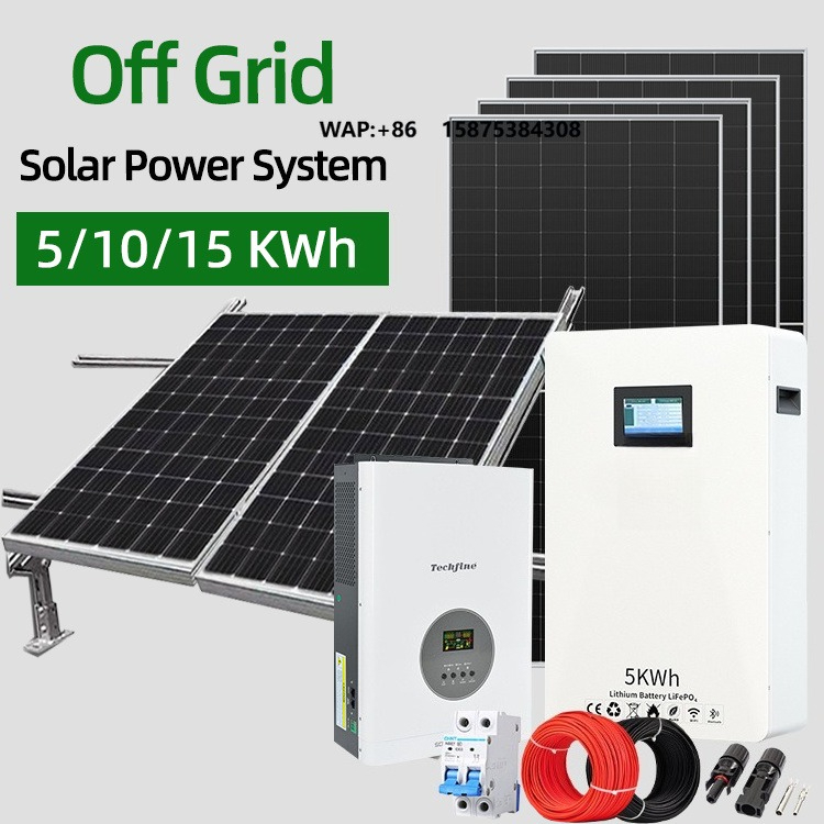 Off Grid Solar Kit - Fabryczna cena 3kW Domowy, autonomiczny system